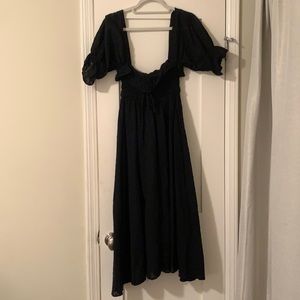 Women’s Summer Half Sleeve Black Dress